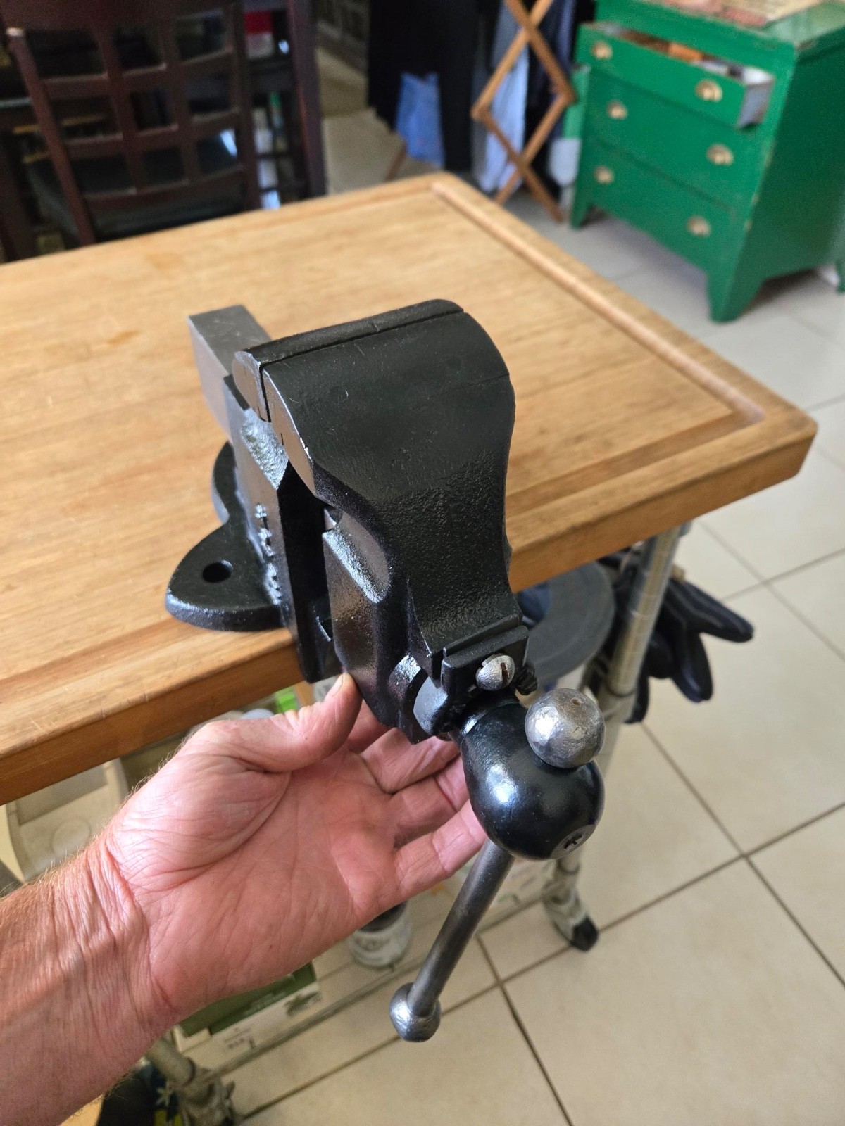 Vintage Parker Vice no.102 The Chas Parker Vise Co. Meriden CT USA