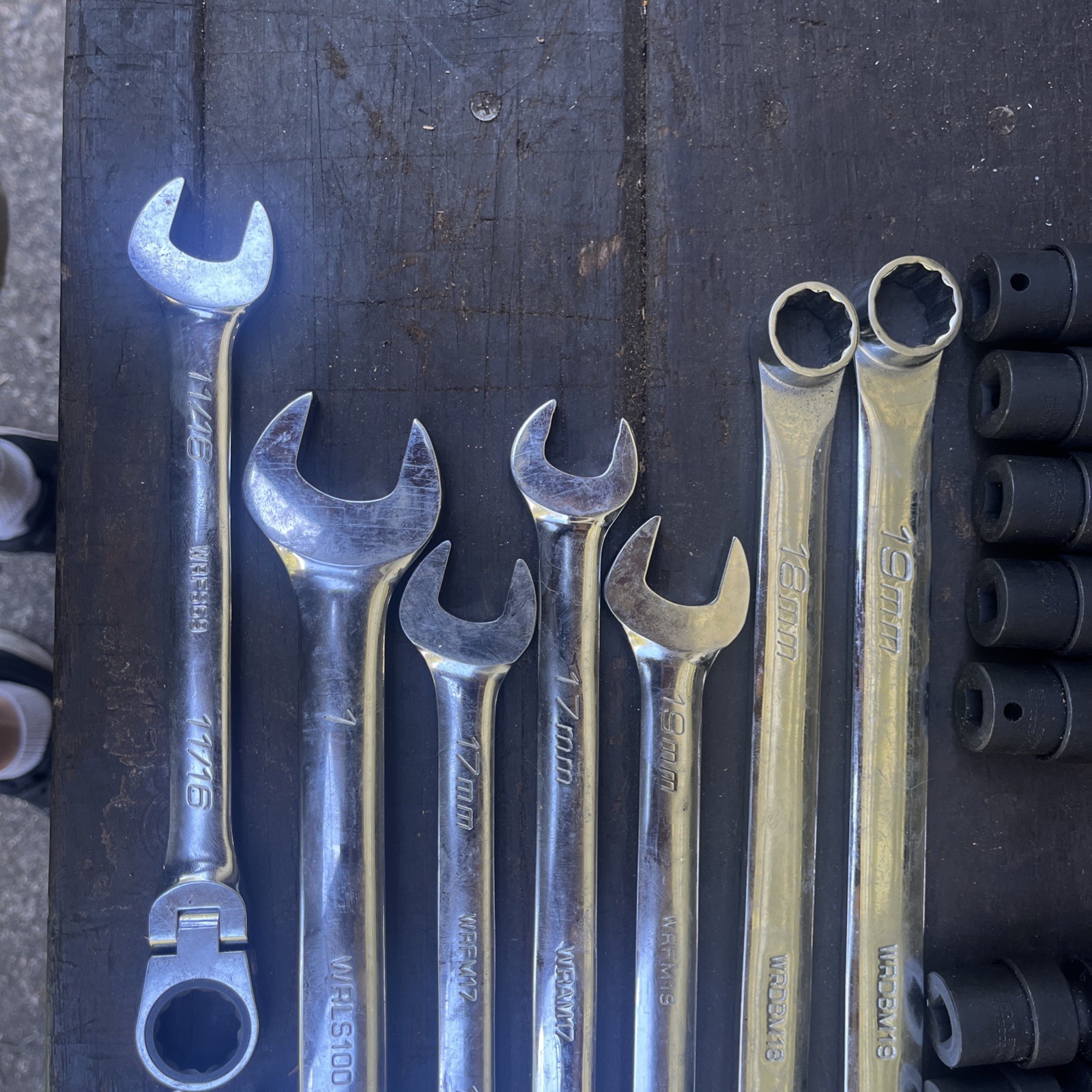 Group Of Icon Impact Sockets And Ratchet Wrenches