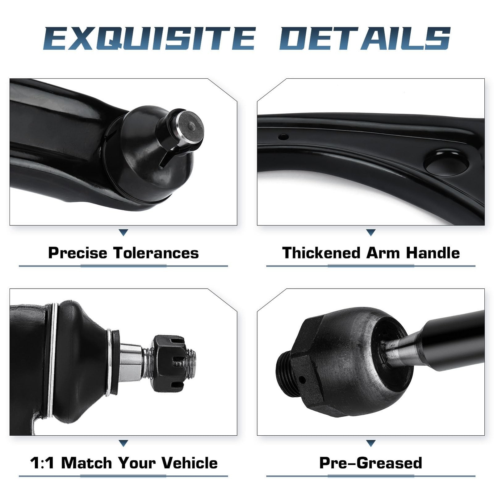 Front Lower Control Arm with Ball Joint for Ford Escape Mercury Mariner Mazda…
