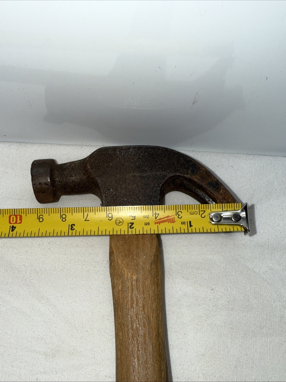 Vintage Curved Claw Hammer Framing Carpenter Wood Handle