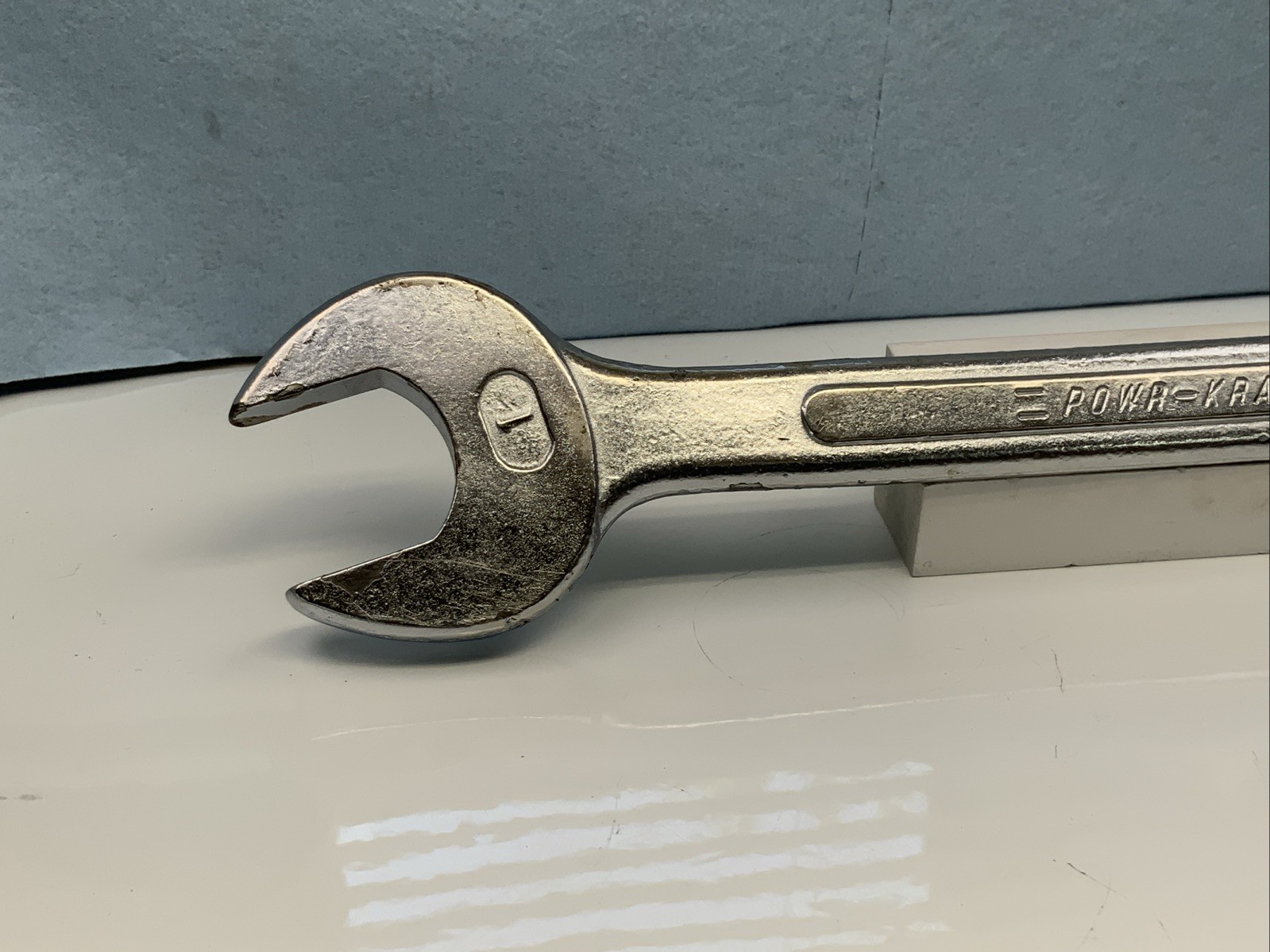 POWR-KRAFT (Montgomery Ward) 1in. X 15/16in. Open End Wrench