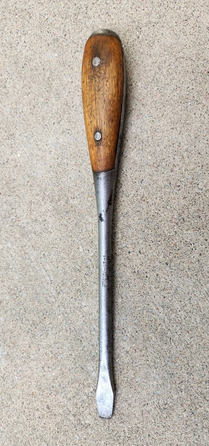 Vintage Irwin US of A 11″ Perfect Handle Screwdriver