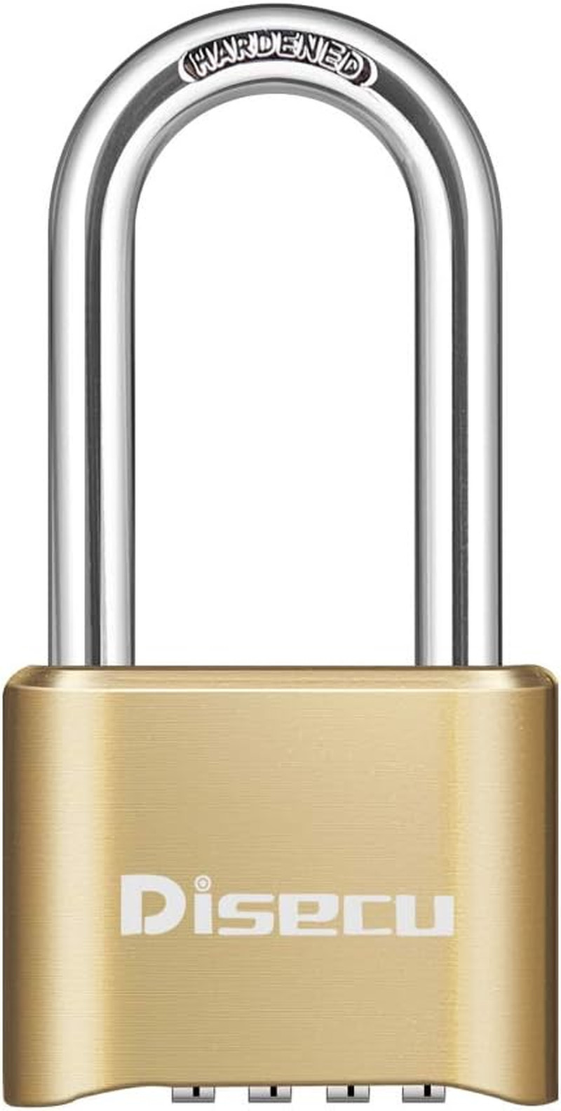 1 Pack Heavy Duty 4 Digit Combination Lock, 2.5 Inch Long Shackle Outdoor Water