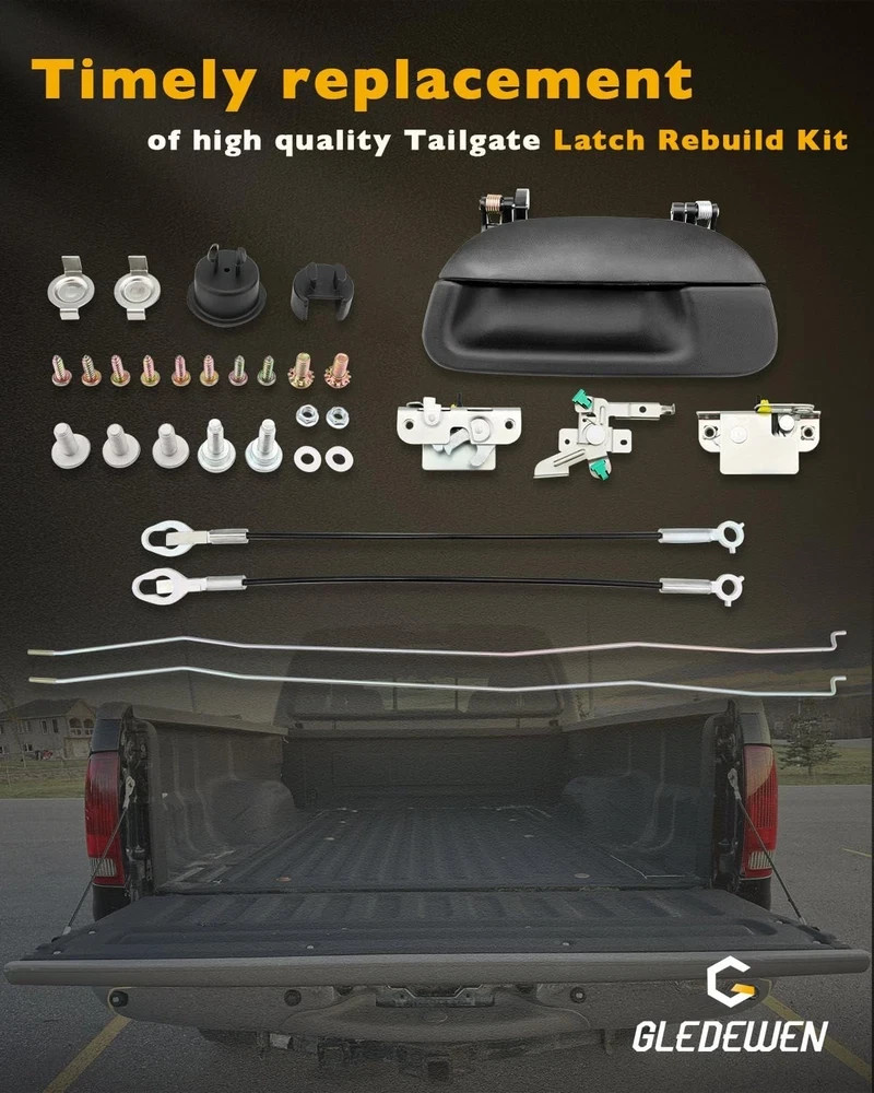 1997-2007 Ford F150 F250 F350 Tailgate Handle Latch Rebuild Replacement Repair