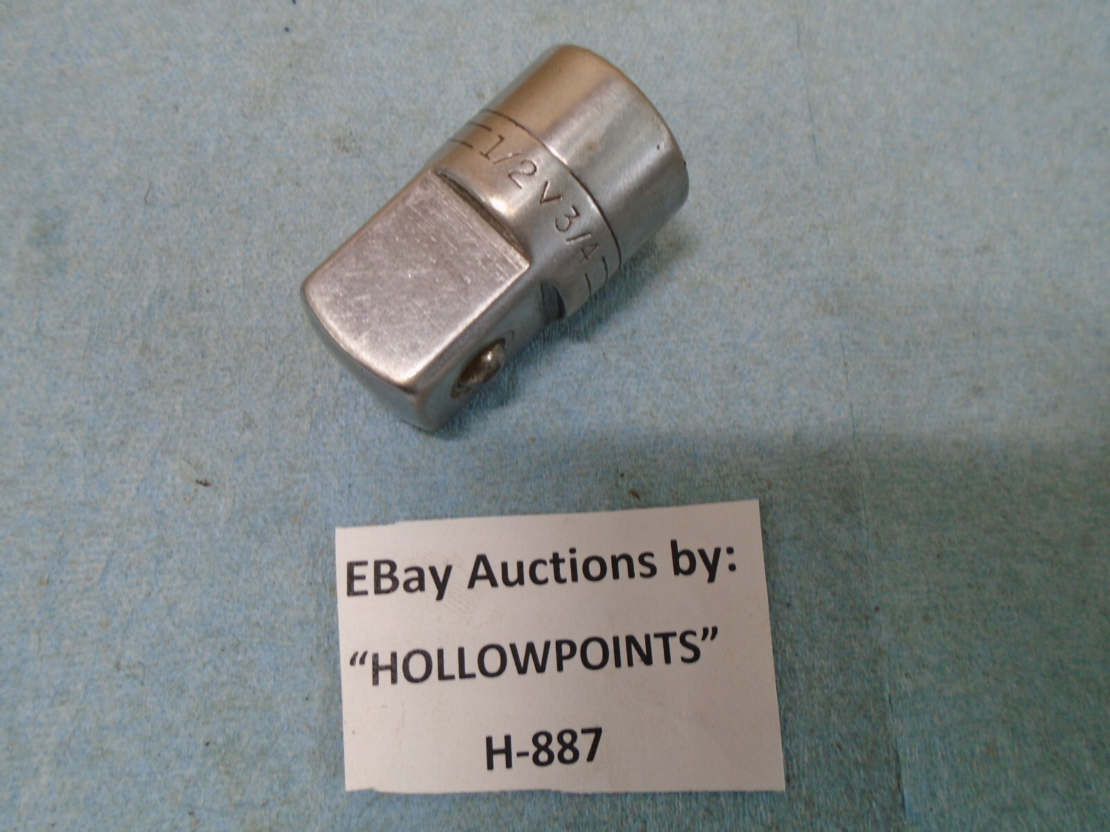 Craftsman USA Ratchet or Socket Adapter 1/2″ F to 3/4″ M w/ V Code H887