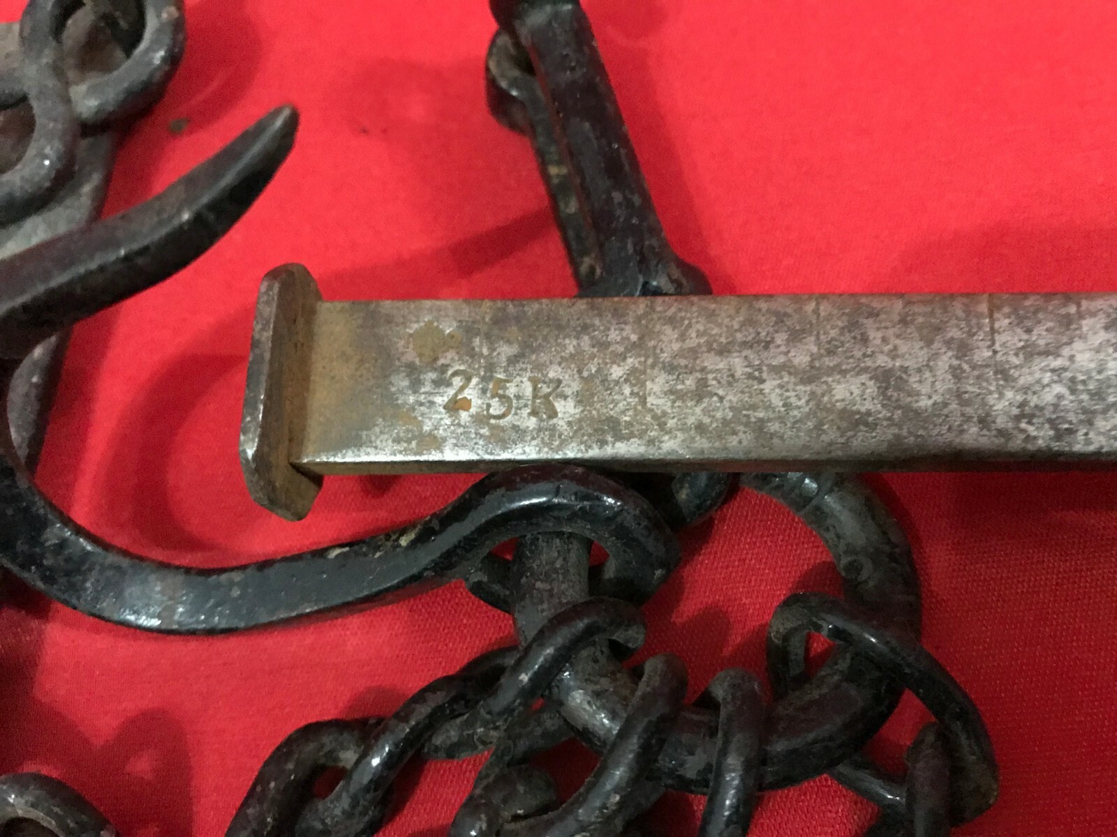 RARE ANTIQUE 1886 IRON SCALE BALANCE 0.5 – 25 KG WEIGHT MECHANICAL WORKING GREAT