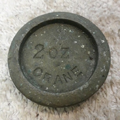 King George V Bronze Crane 2oz Trade Weight Gbb32