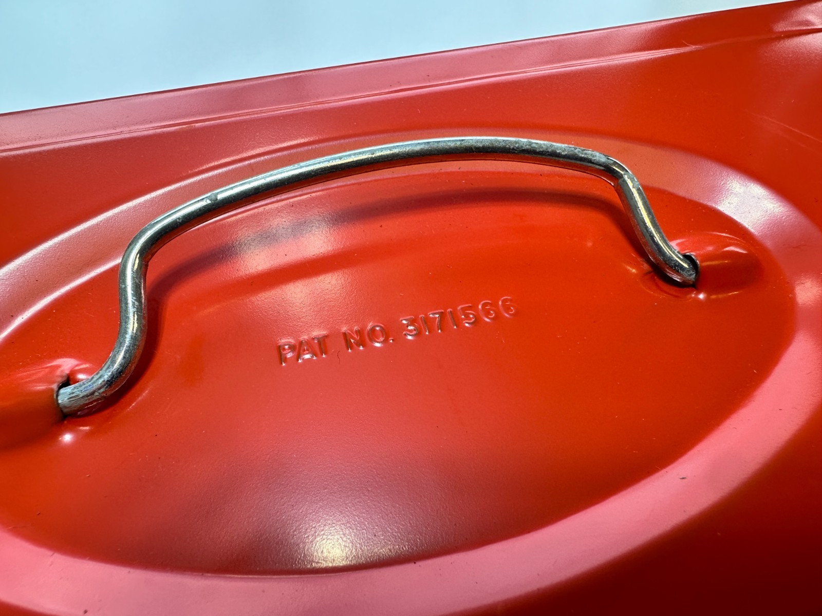 NOS Union Steel Chest Corp (LeRoy N.Y. USA) Model 2011 Utility Box in Tool RED