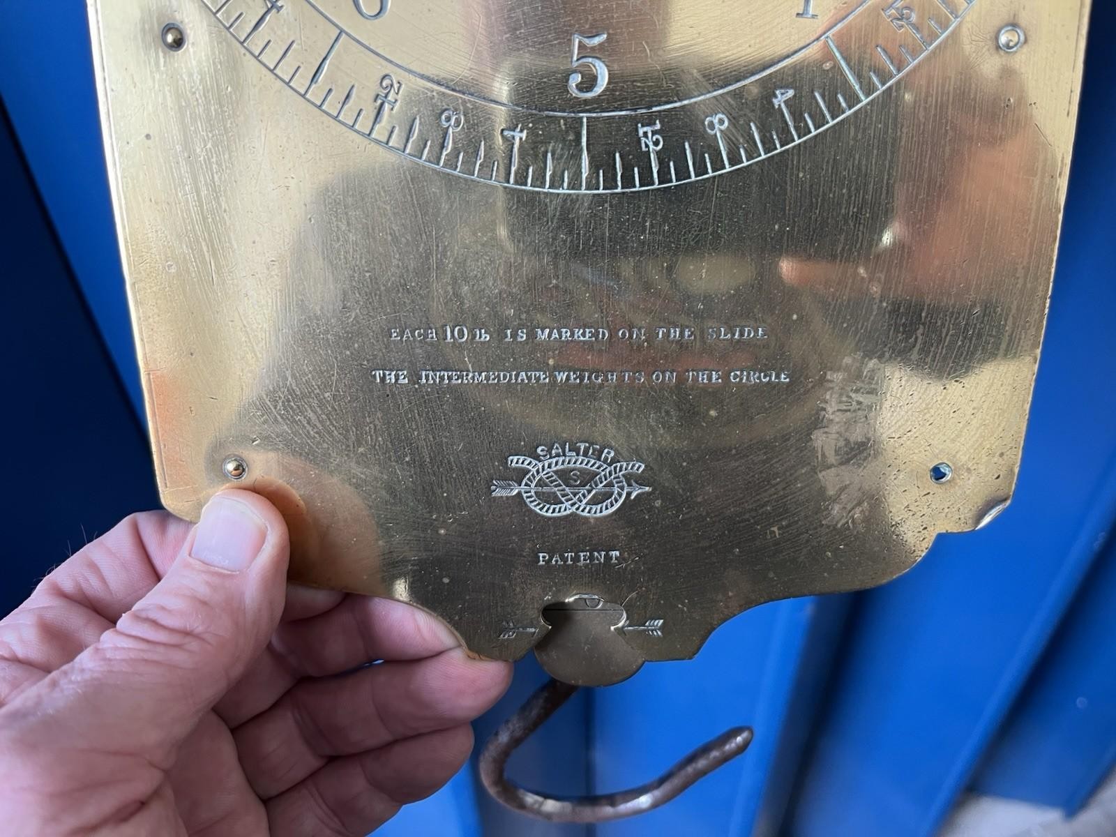 Salters Trade Spring Balance No 60 in T Scale To Weigh 30lb By 1oz Vintage Spec