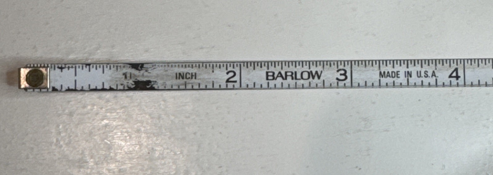 Vintage Barlow Pocket Tape Measure Oklahoma Brake Service Company / Tulsa OK USA
