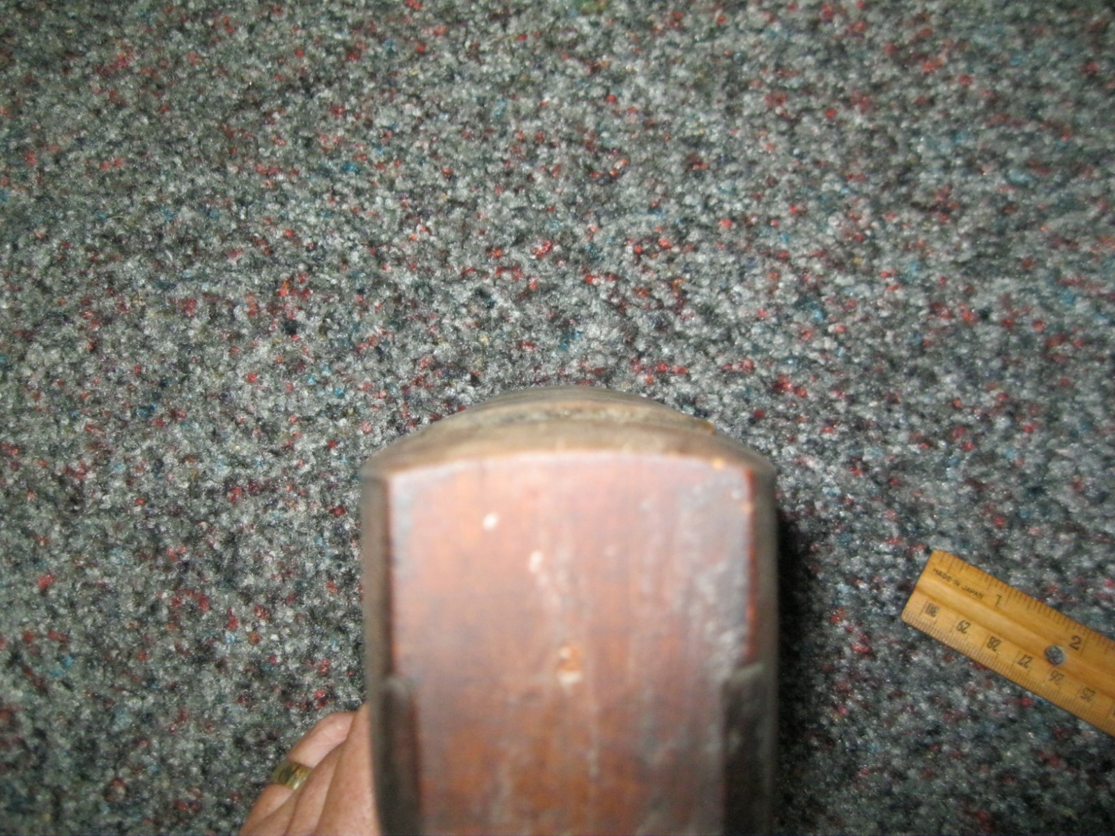 Antique AC Bartletts #3 Wood Coffin Plane curved bottom