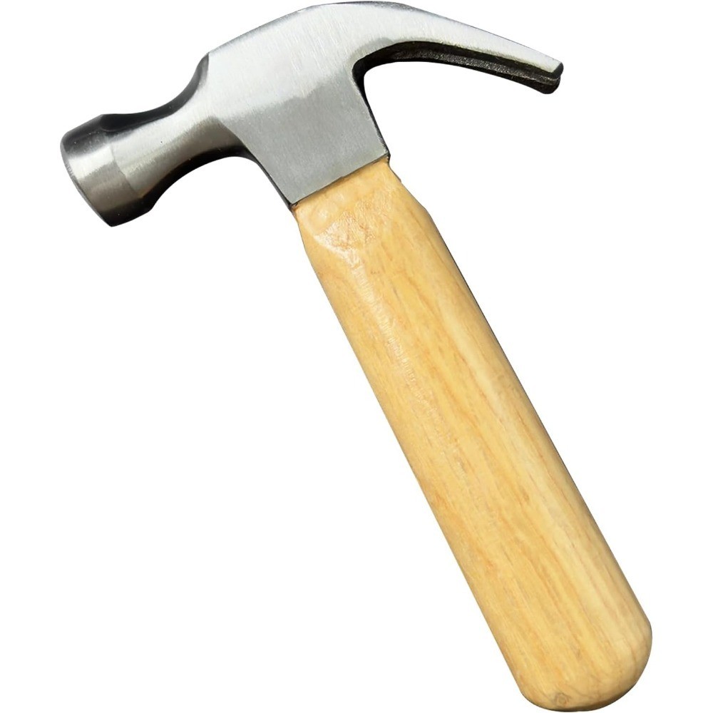 Mini Claw Hammer, Wooden Short Handle Claw Hammer 8 OZ Household Small Hammer