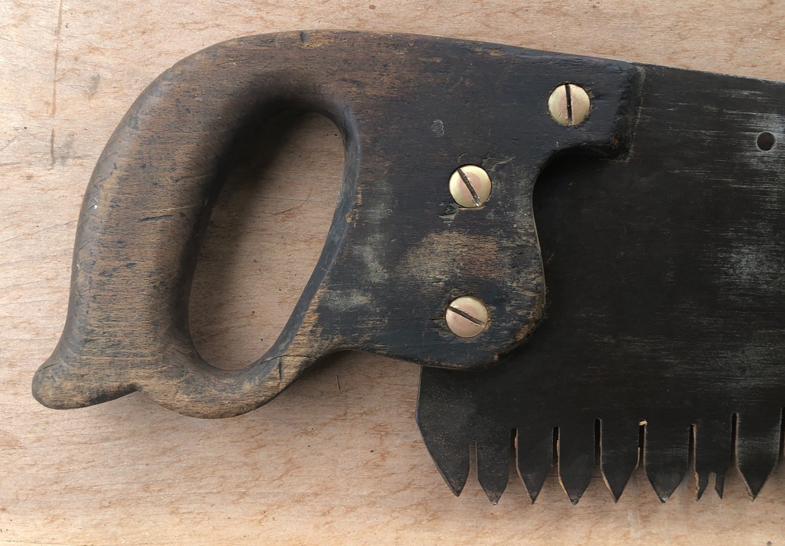 VINTAGE WARRANTED SUPERIOR 3 FOOT ONE MAN CROSS CUT SAW