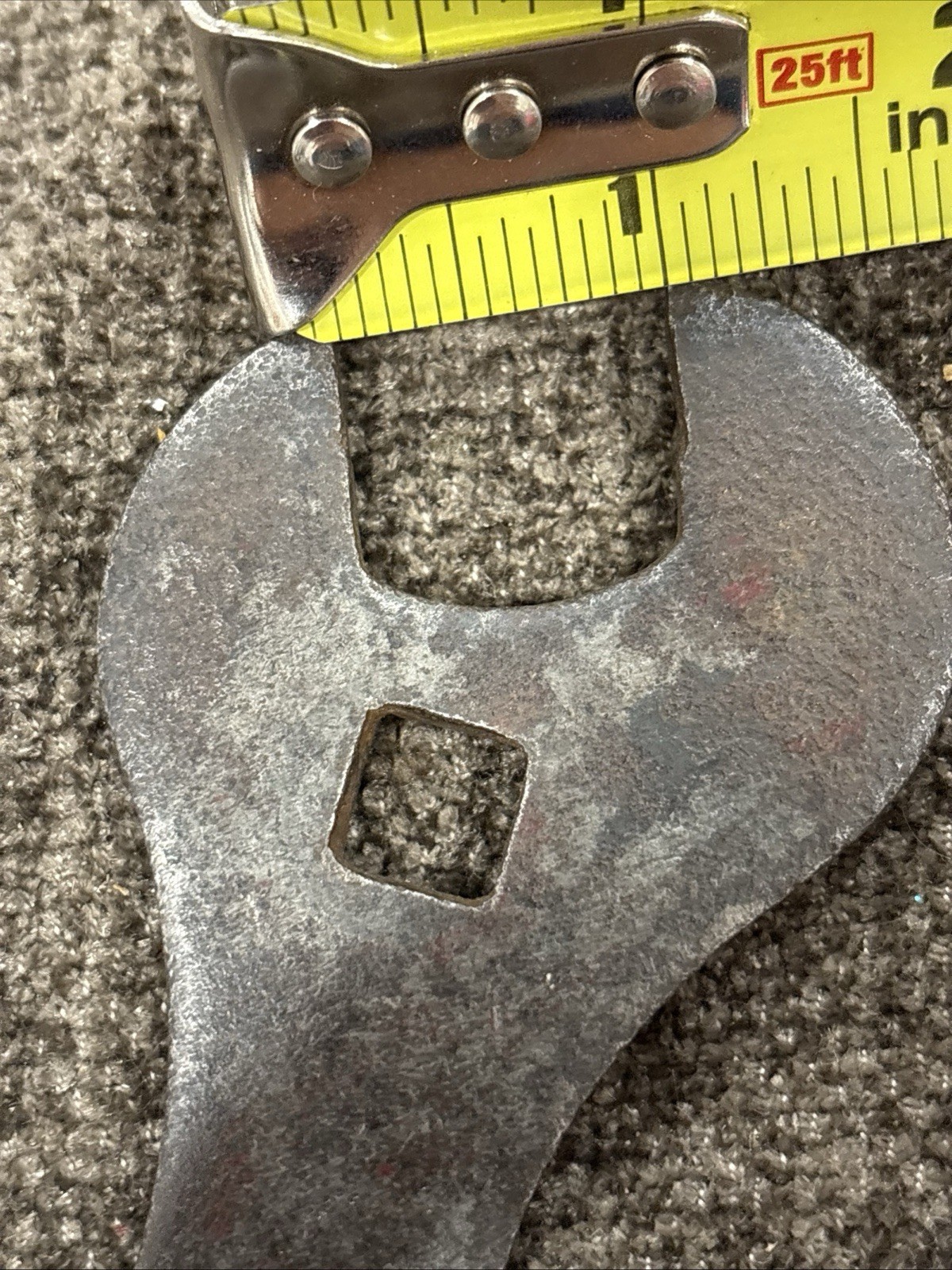Vintage Case Tractor 027W Stamped Steel Open End Wrench