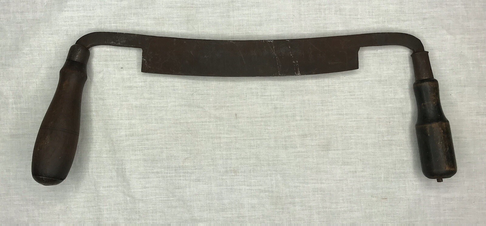 Antique PS&W Draw Knife Peck Stow & Wilcox 8″ Curved Bark Shaver Woodworking