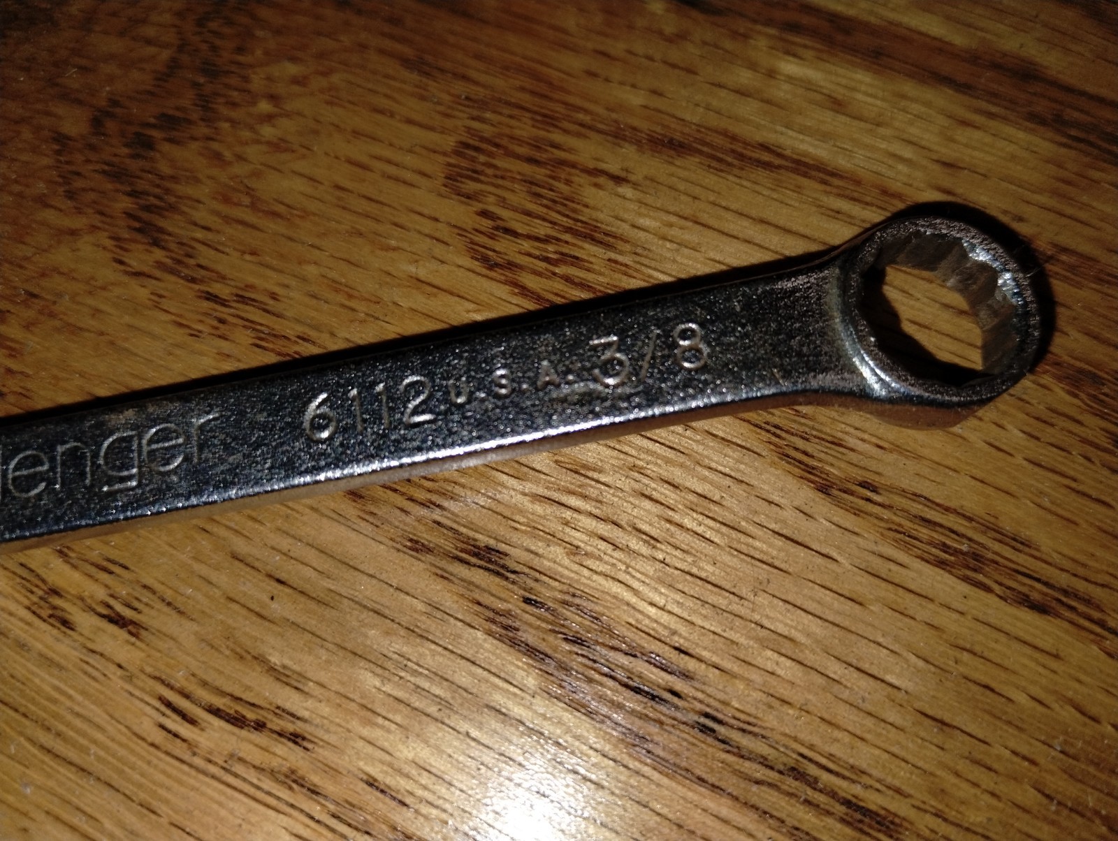 VINTAGE Plvmb 3/8″ 12-POINT Combo WRENCH No. 1212-USA plus Plumb 1/2″ Universal