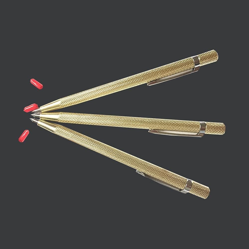 Precision 2-Pack Tungsten Carbide Scribers for Metal, Glass & Wood DIY Projects