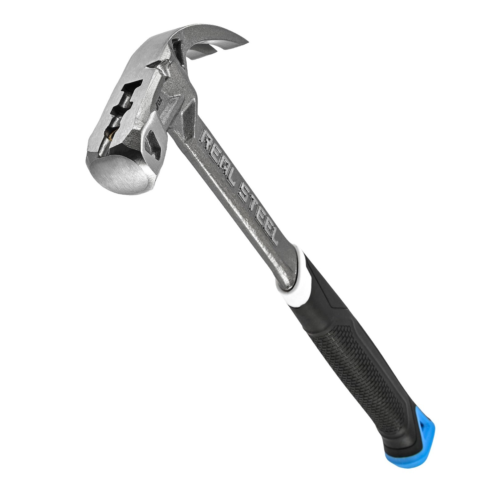 20 Oz Forged Framing Hammer – Smooth Face, Curved Claw, Heavy Duty Tool