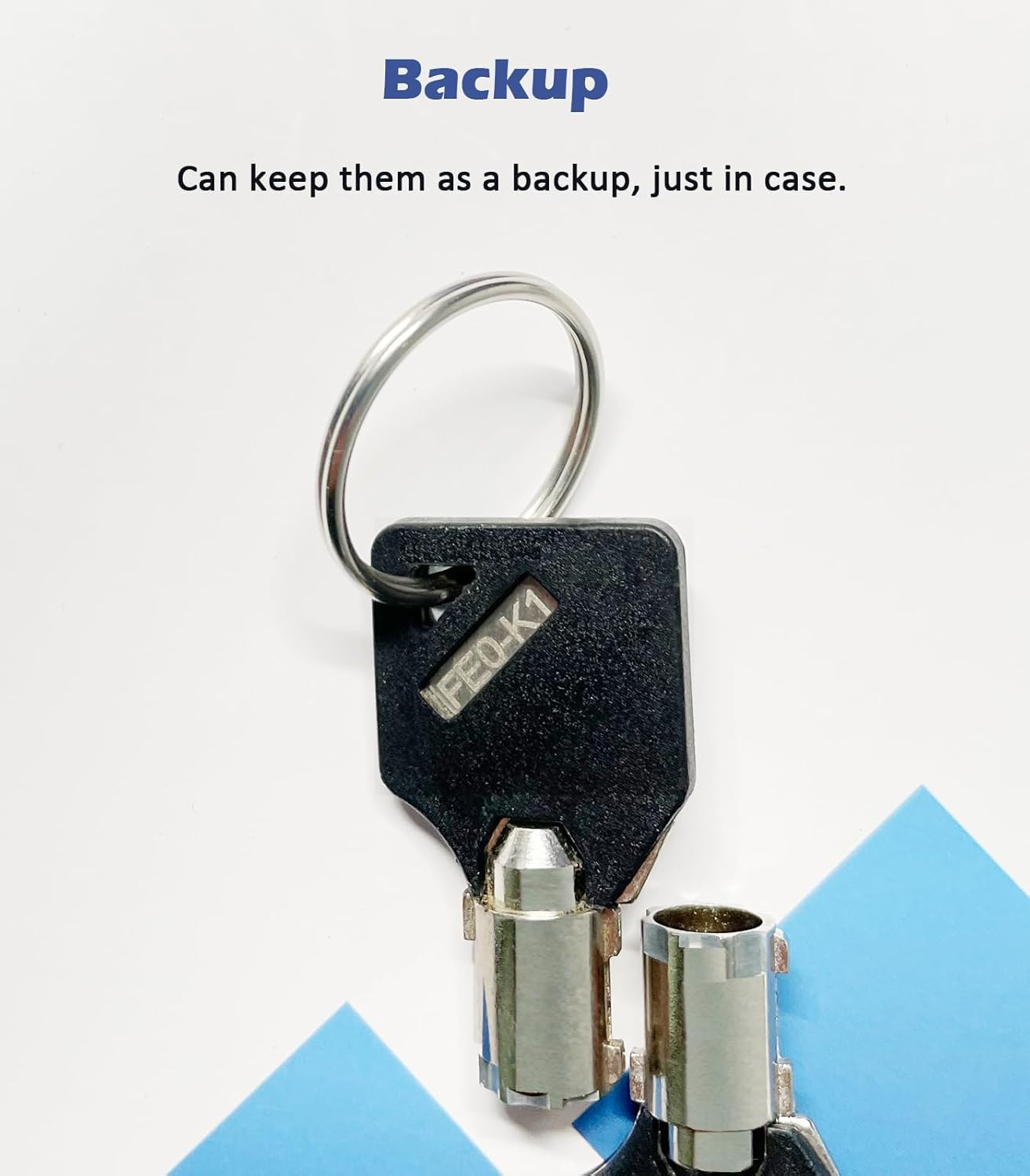 Elevator Key, FEO-K1 Fire Service Key Recall Reset Keys,Copper,Black/Silver,Pack