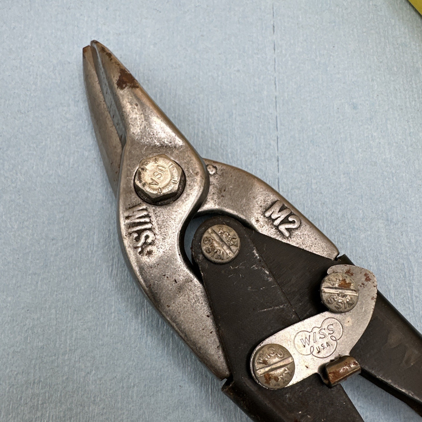 Very Old VTG Wiss M-2 Metal Master Snips NOS USA New Cutters Cut To The Right