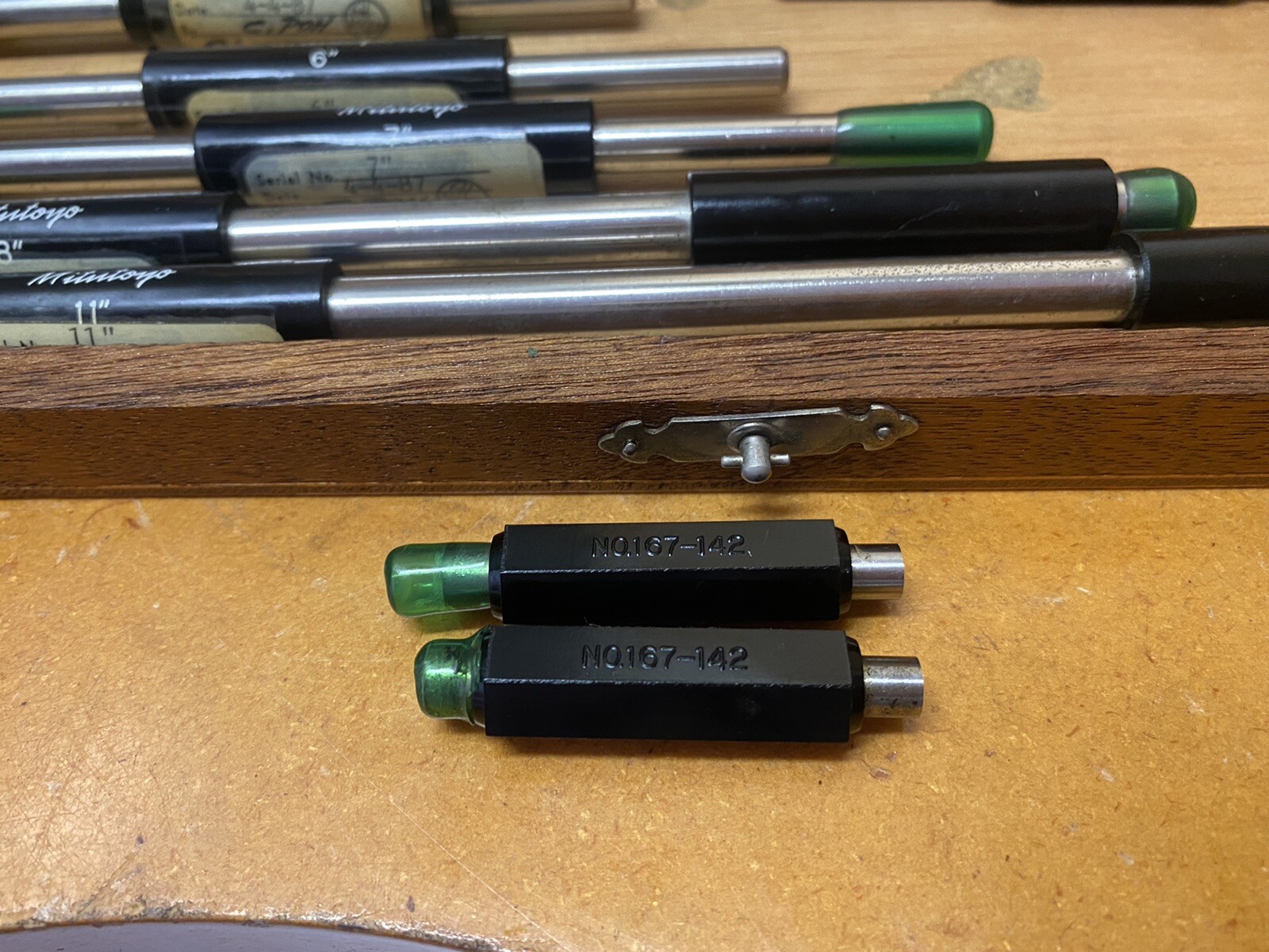 MITUTOYO Micrometers Lot Of 9, 1 TESA Total Of 11 PCS.