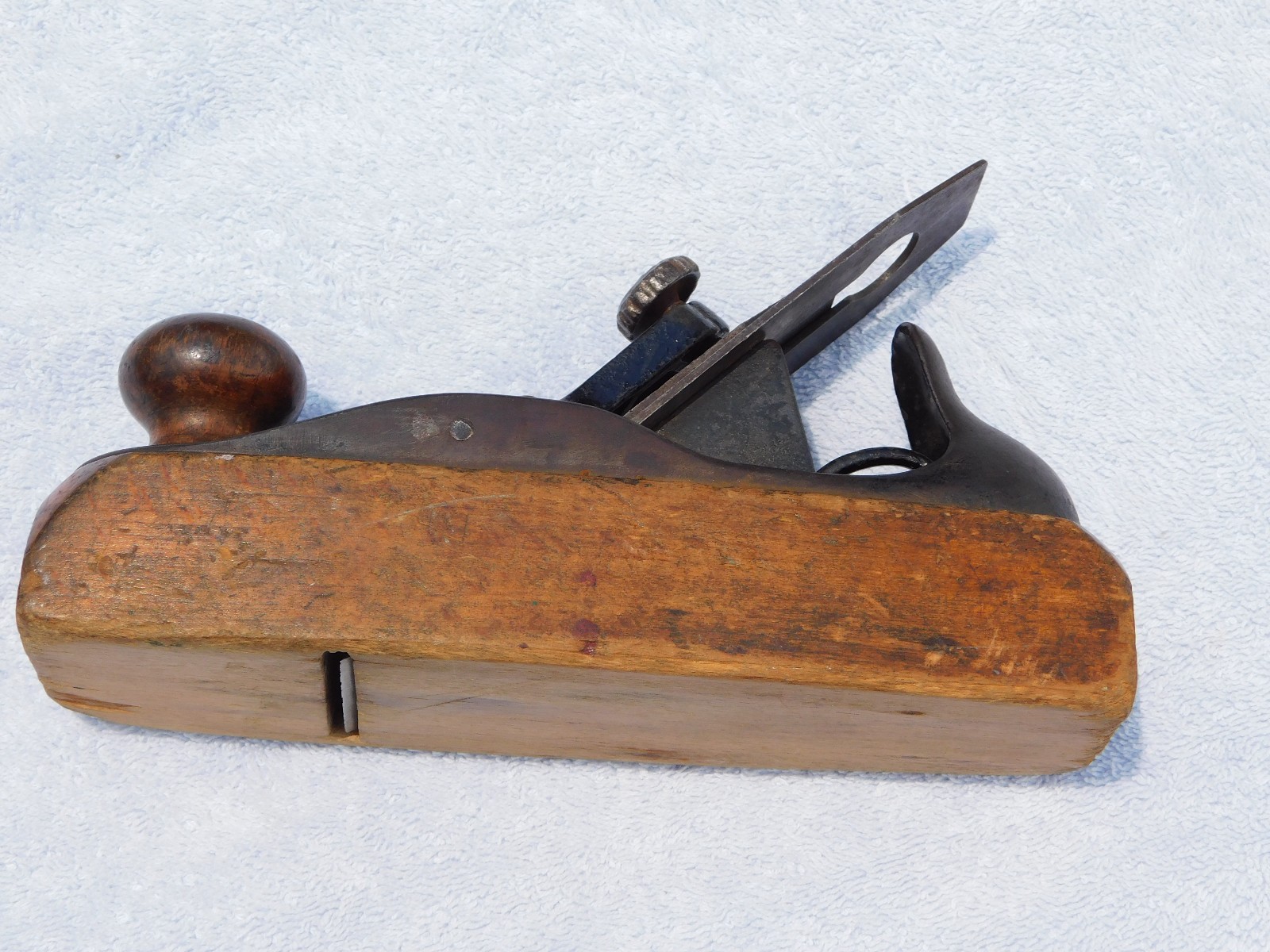 Antique Woodworking Tool – Stanley Rule & Level #122 Smooth Plane w Liberty Bell