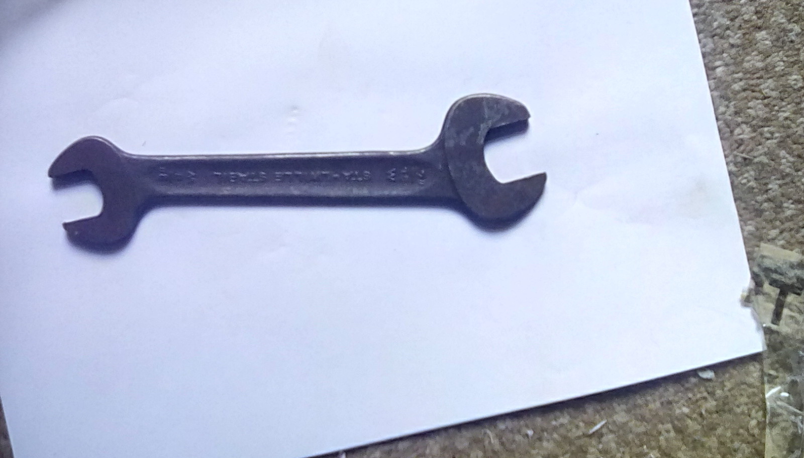 DK VINTAGE SPANNER STAHWILLE STABIL 7/16 W 3/8 W