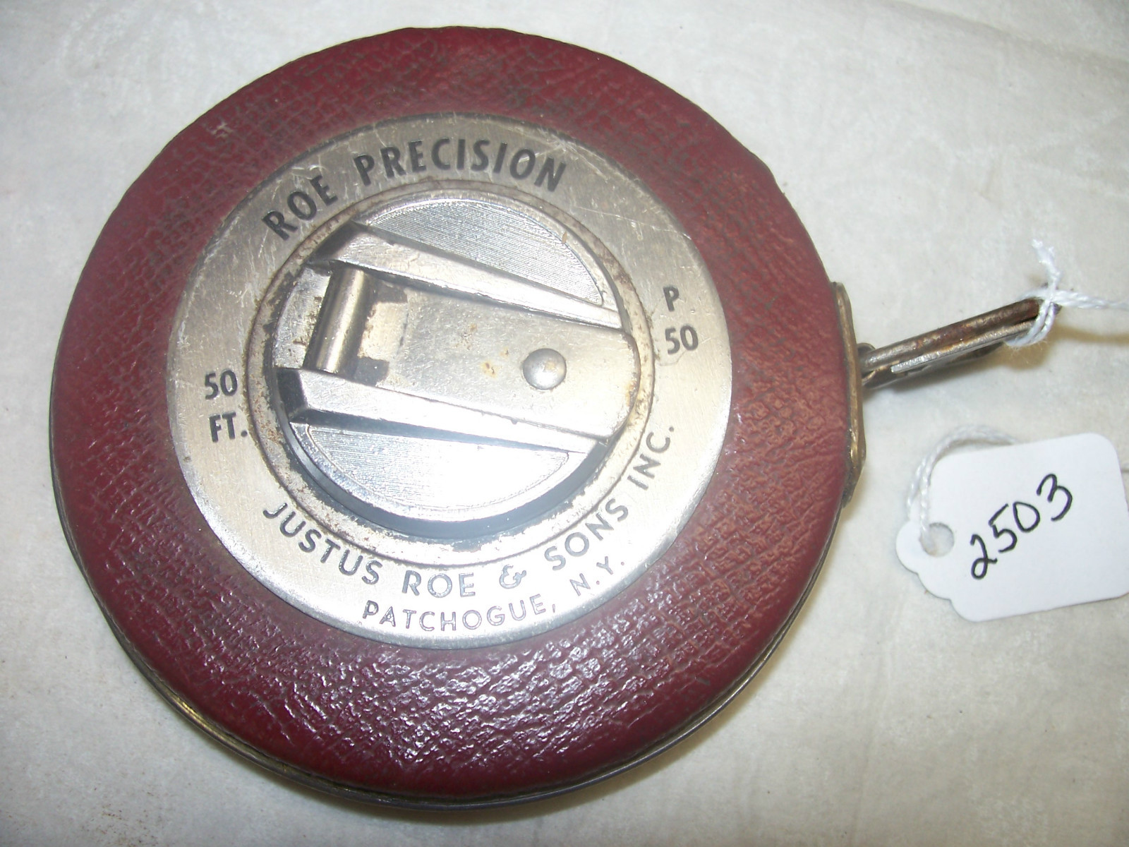 Tape Measure, Justus Roe & Sons Precision 50 ft. Tape Measure Made in the U.S.A.