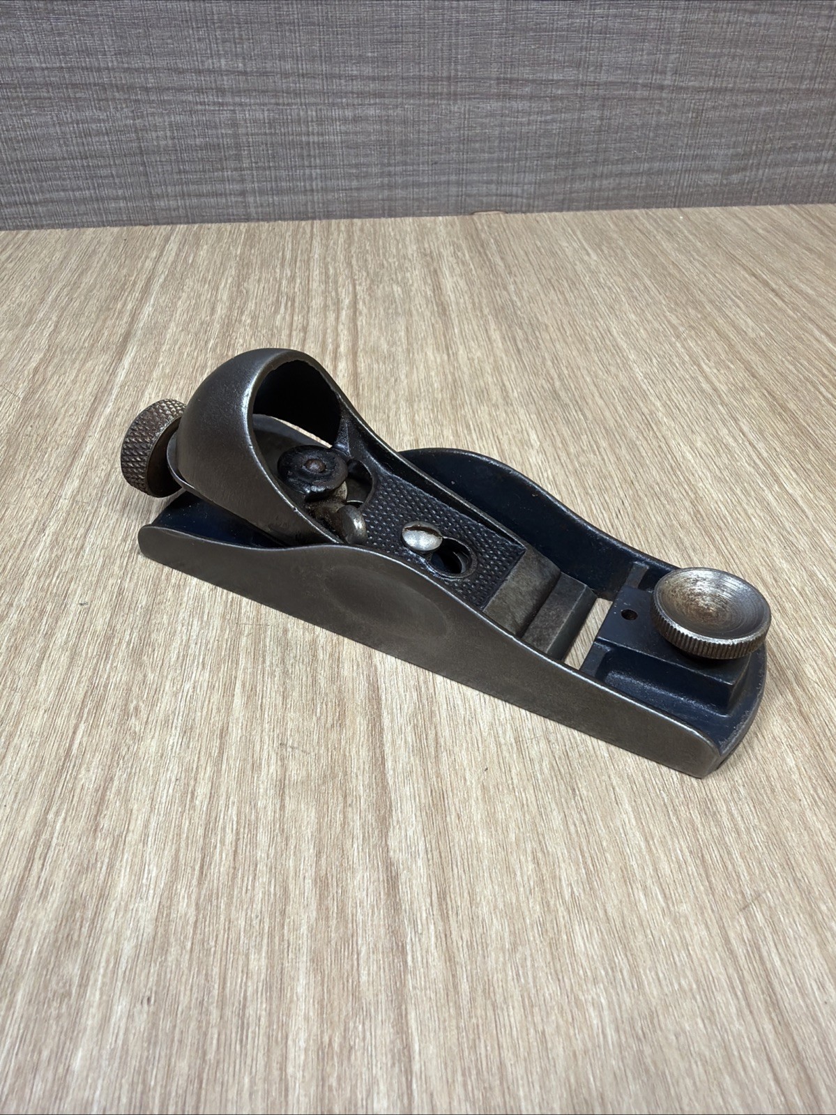 Stanley 60 1/2 Low Angle Block Plane Adjustable Throat Vintage Made In USA
