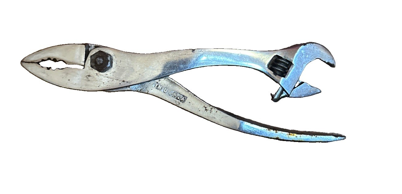Vintage Diamalloy Handyboy DH-16 Adjustable Wrench Pliers Combo Duluth USA/ Rare