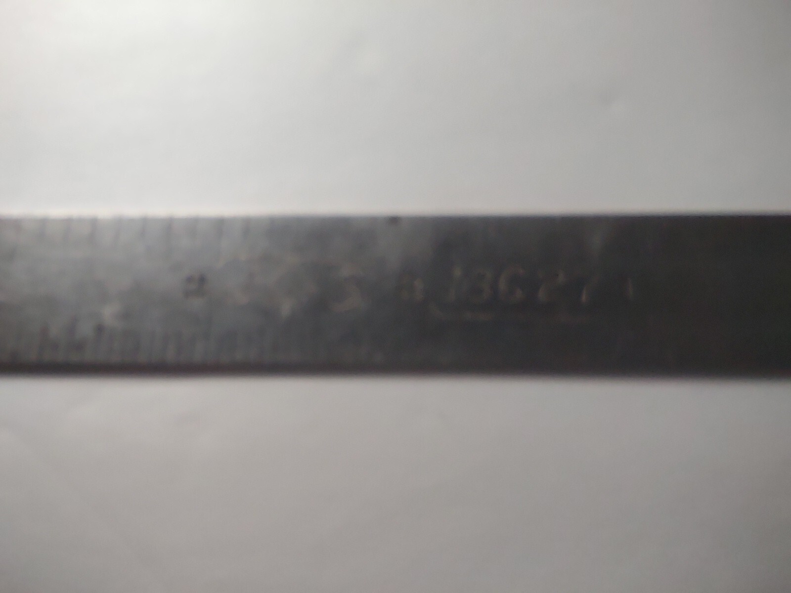 2 Vtg Union Tool Company 6″ Tempered Steel Ruler Square Orange, Mass USA A8A