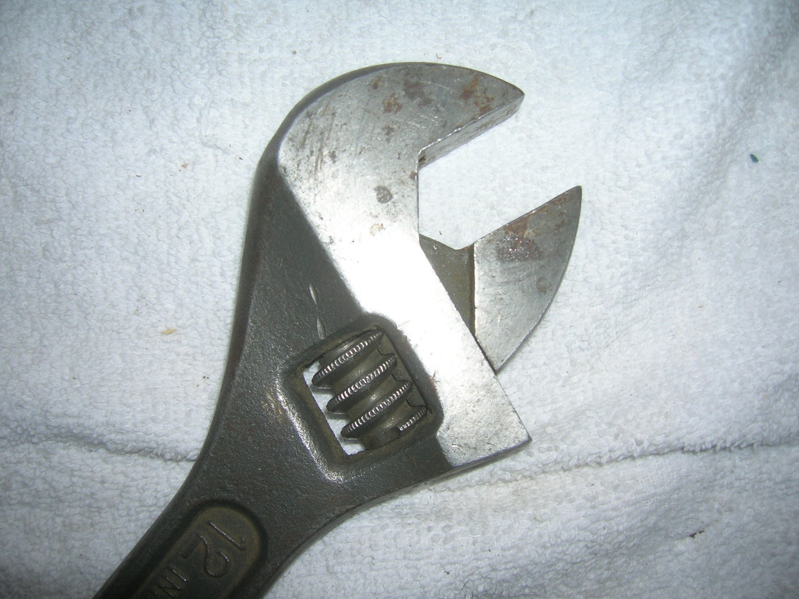 Vintage Diamalloy 12” Adjustable Wrench. Diamond Calk And Horseshoe Co Duluth MN