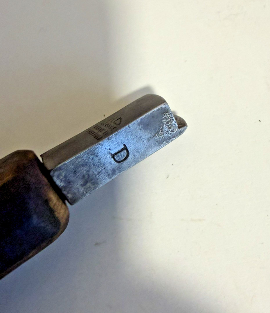 The George Barnsley Forepart Iron Set A to G traditional shoemaking tools