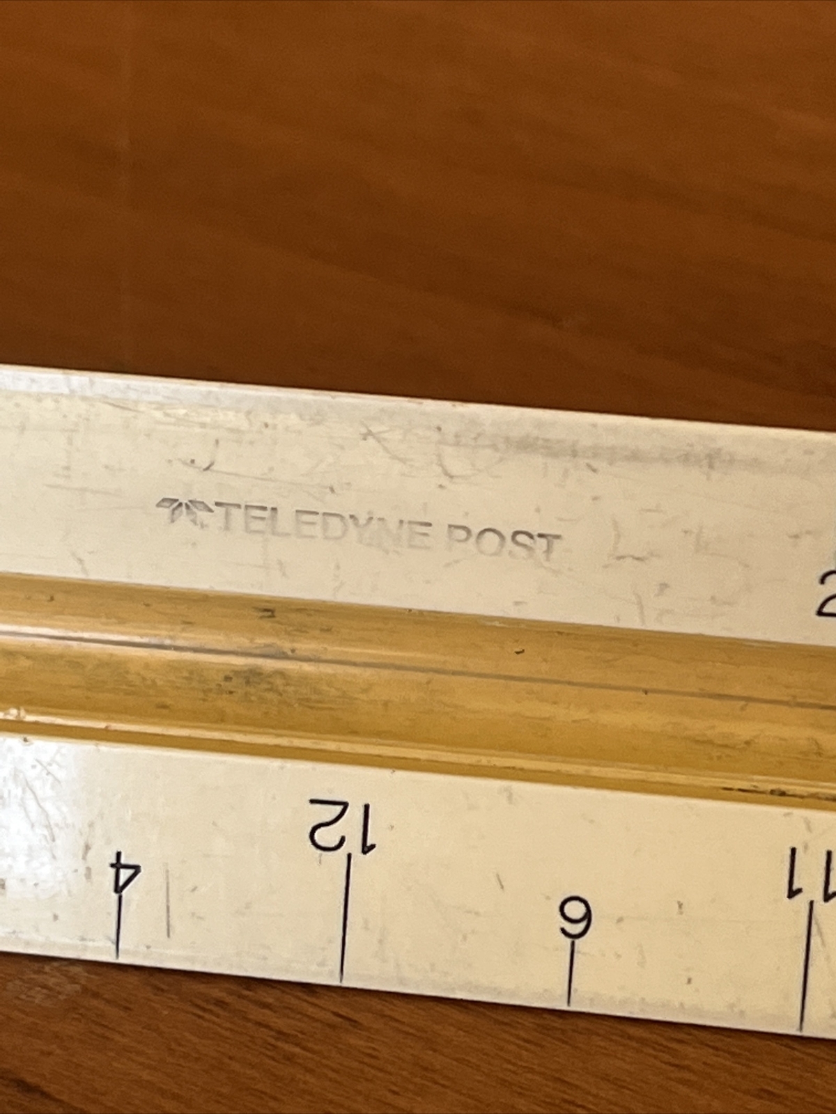 Teledyne Post Hemmi Japan 38CT 580 Vintage 3 Sided Drafting Engineer Ruler