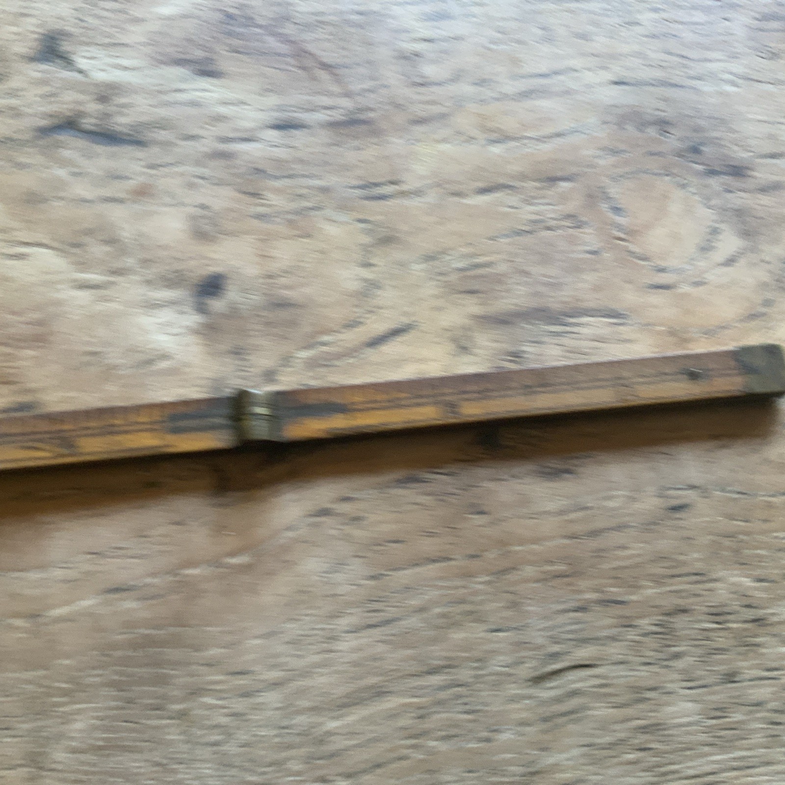 Stanley No. 69 12″ Boxwood Carpenters Pocket Folding Ruler Measuring Tool VTG
