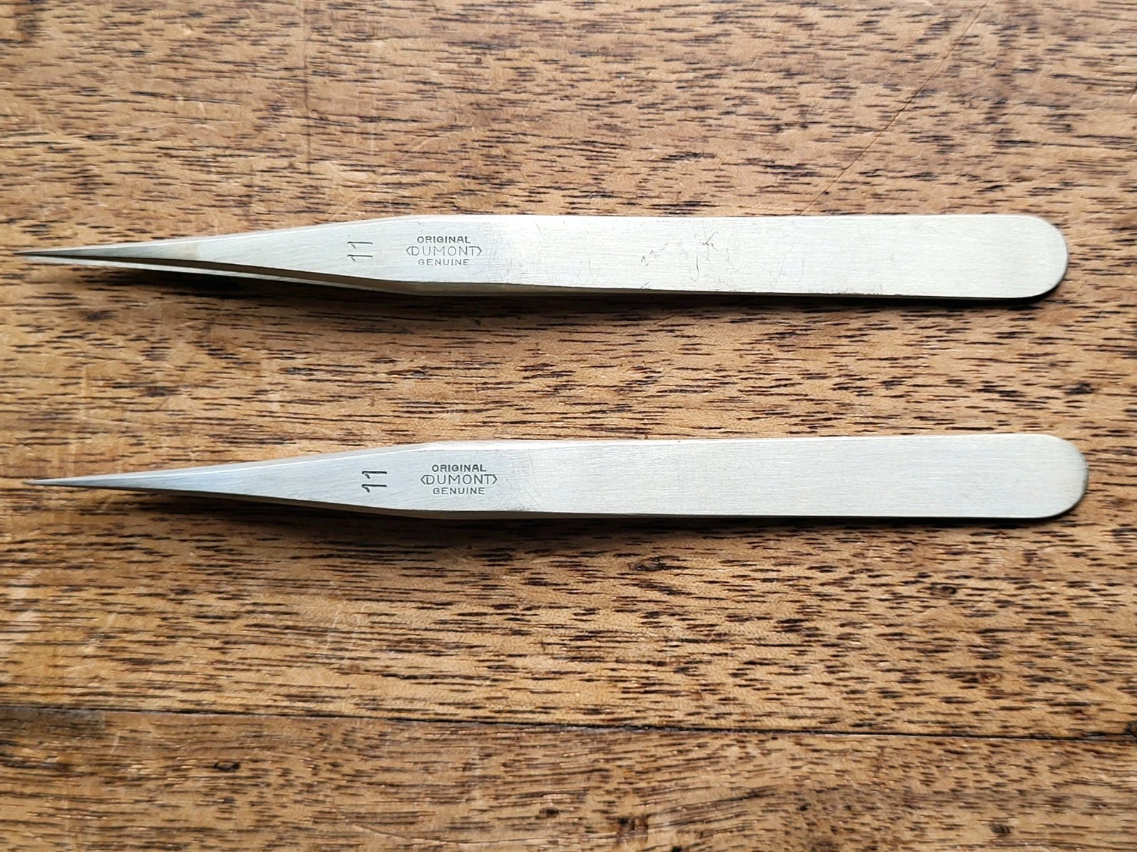 (3) Dumont & Fils Swiss Tweezers- #3 & (2) # 11 Antimagnetic Watchmaker Jewelry