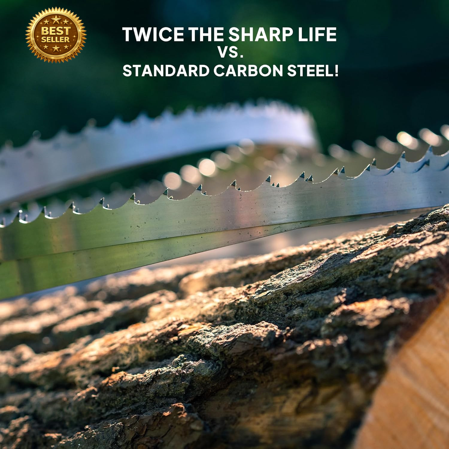 158″ Sawmill Bandsaw Blades 5-Pack – Doublehard 10° All-Purpose Sawing