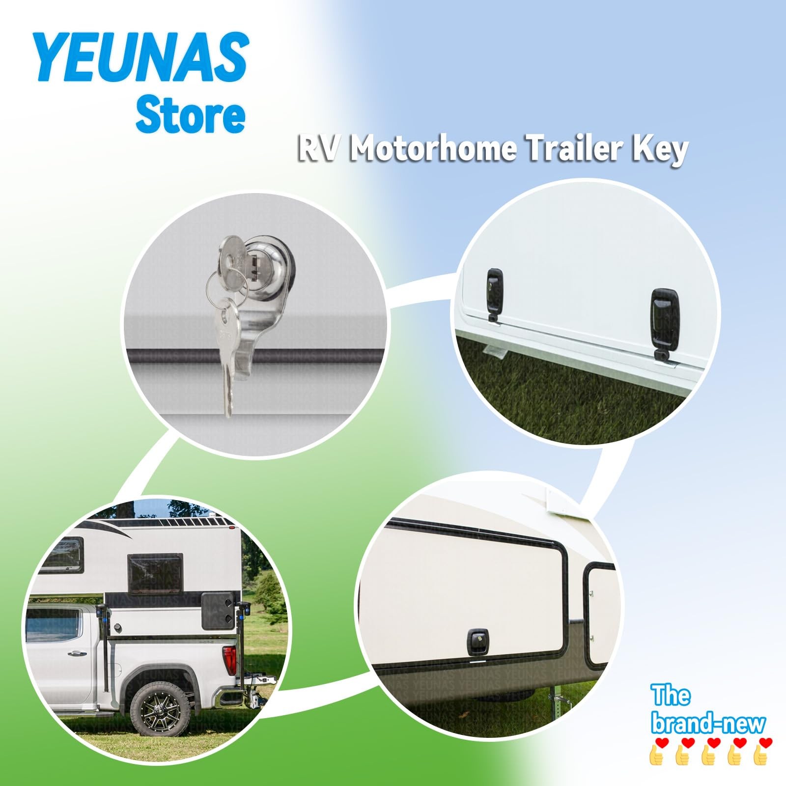 G-301-390 Blank Keys for Global Link RV Trailer Camper Blank Key Cut to G Ser…