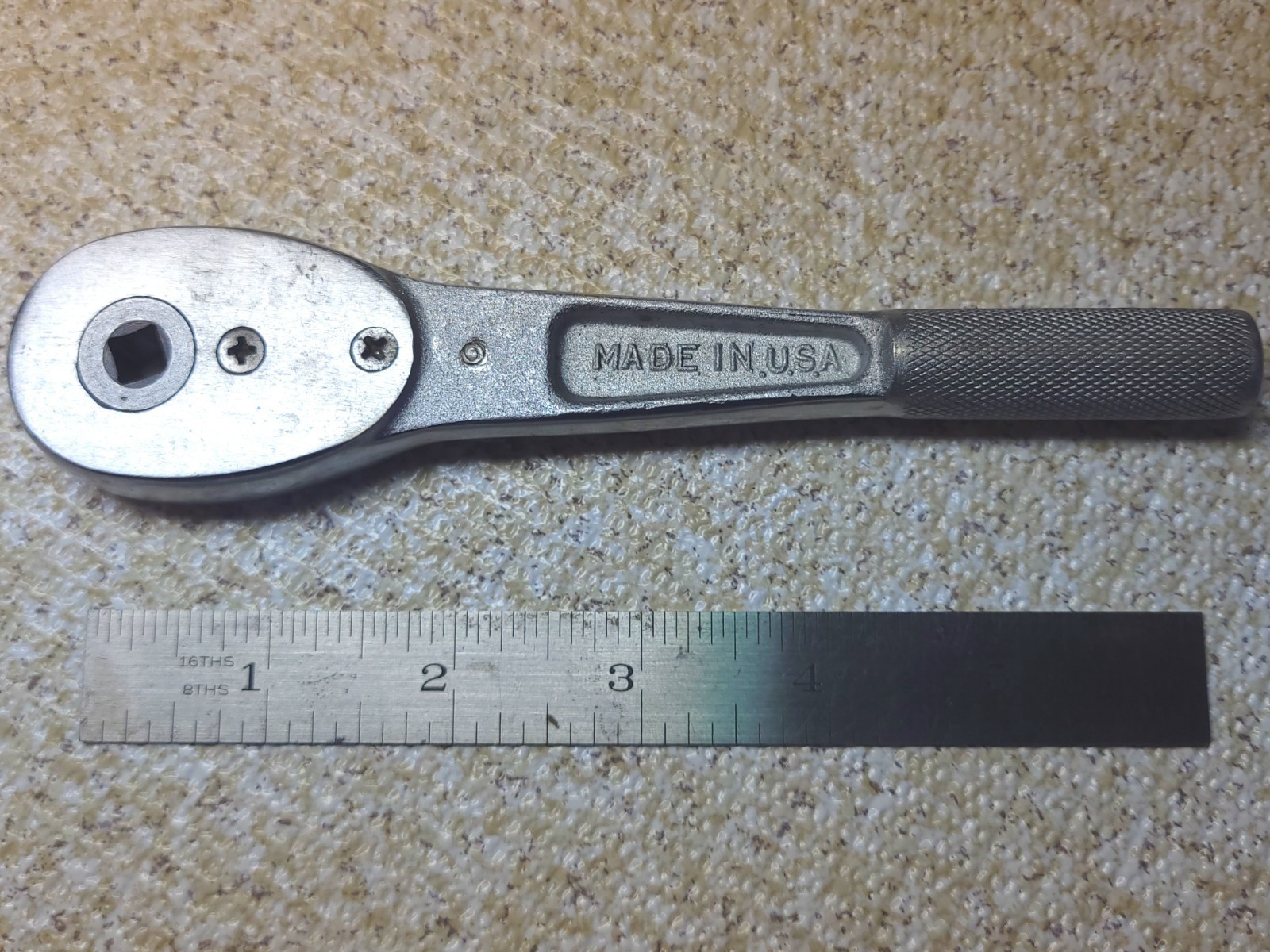 RARE Nice Vintage None Better M40 1/4″ Drive Ratchet New Britain