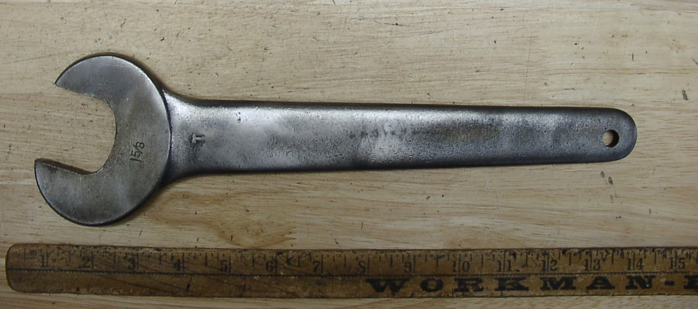 Vntg Williams 610,1-5/8″ X 13-3/16″ Single Open End Machinist Wrench,EXCELLENT!