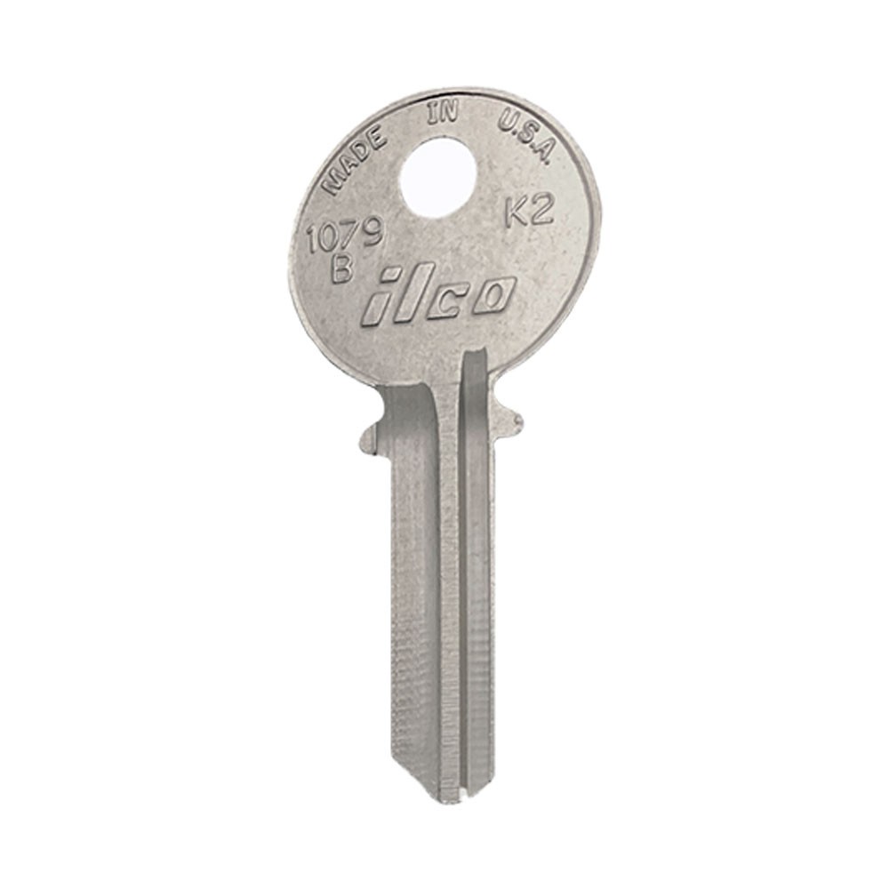 K2 / 1079B Key Blank 5-Pin Nickel