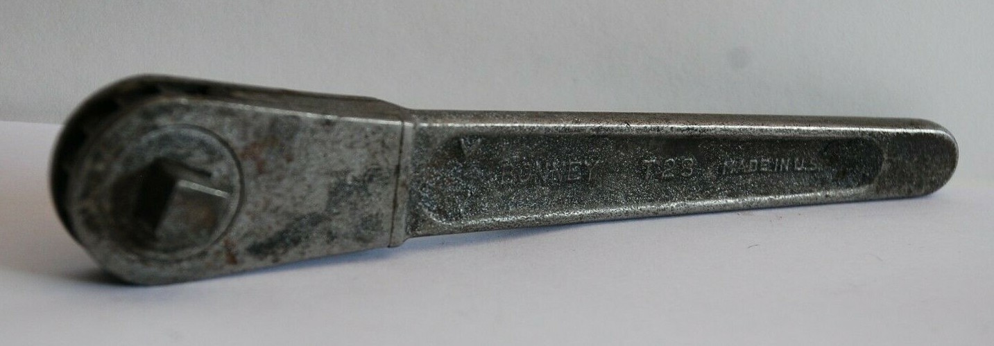 Vintage Bonney Tools Bonaloy T28 Ratchet 3/8″ Drive 1940’s Alloy Steel