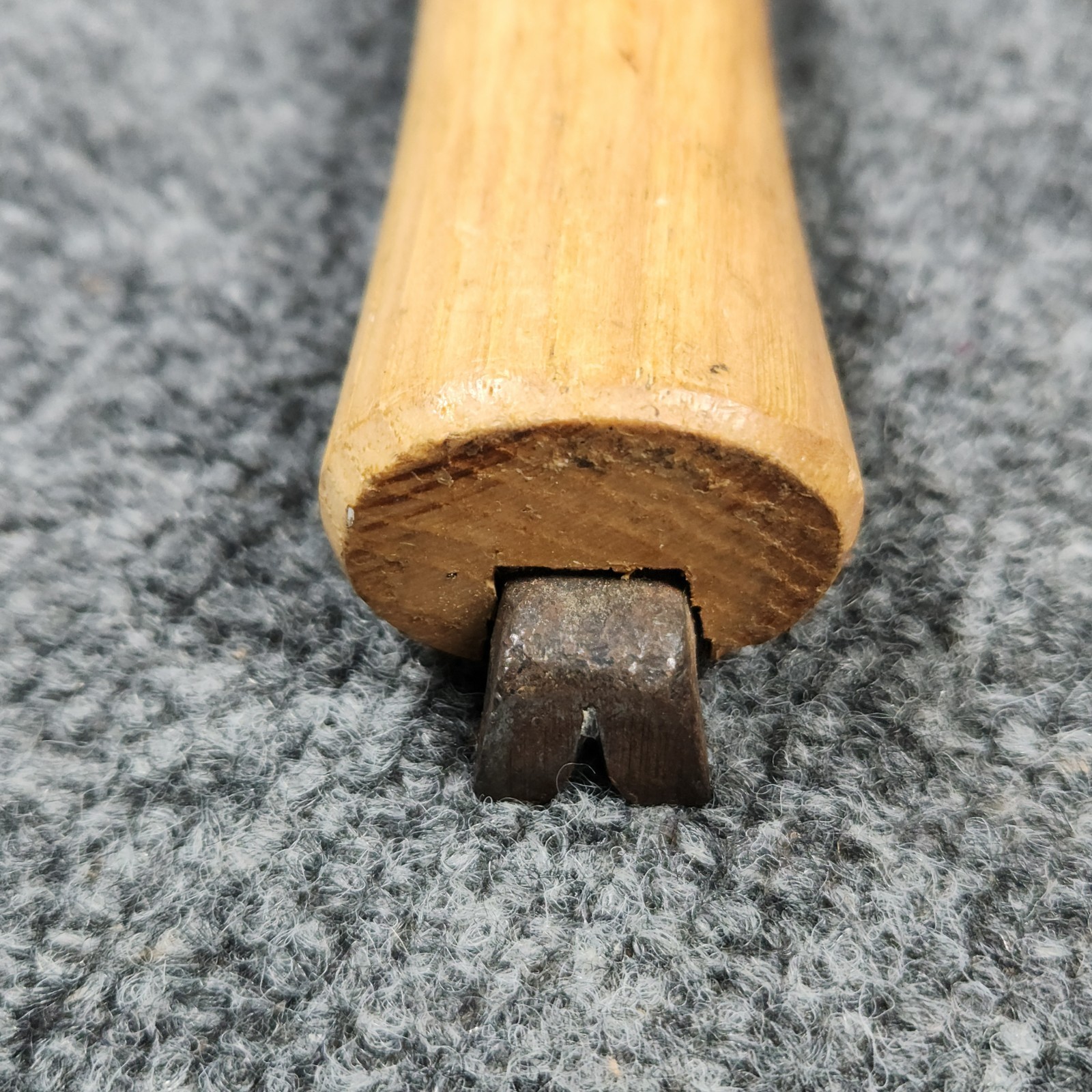 Vintage CS Osborne No 222 Magnetic Tack Hammer 12″ Upholstery Split Head Tool