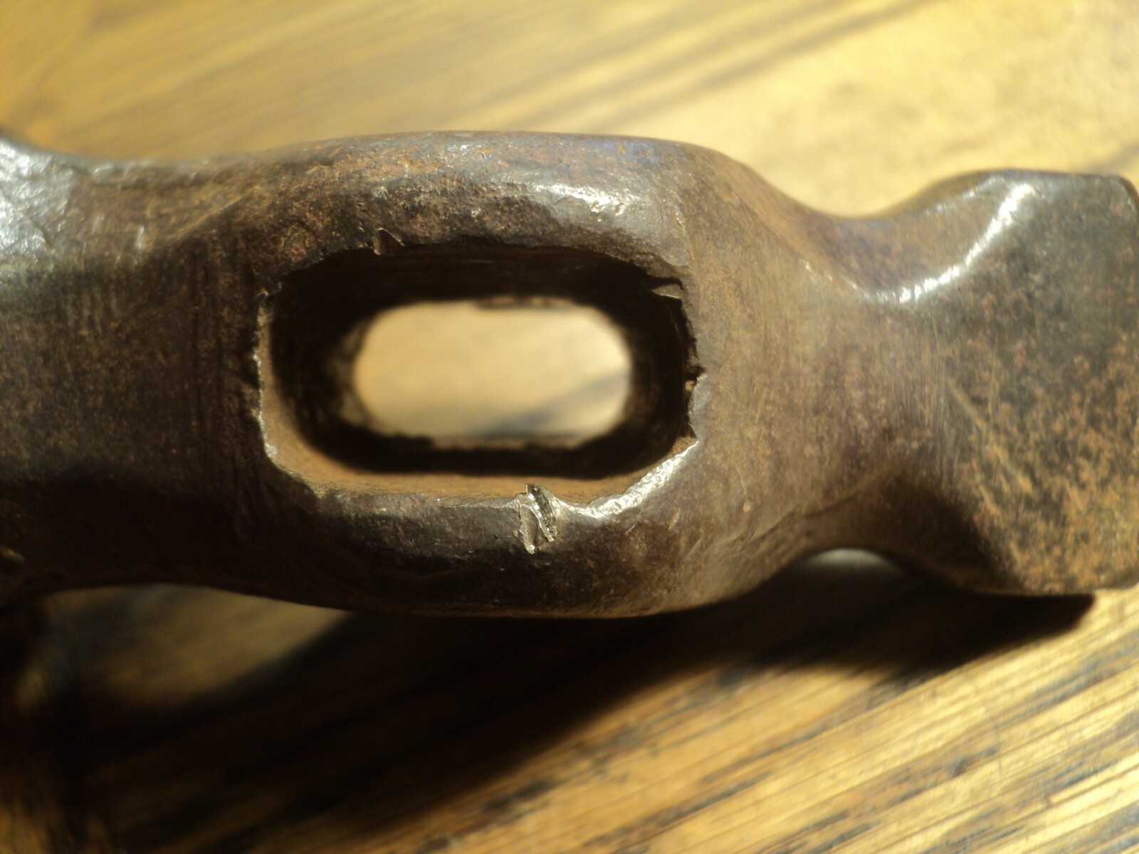 Vintage Black Smith’s Hammer Head Tool Only 4-1/4″ Long Unbranded