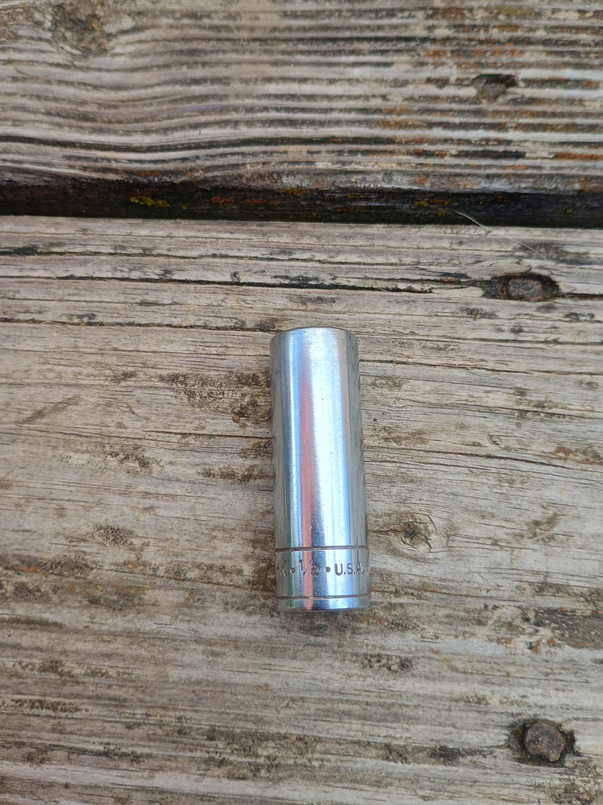 Vintage S-K 1/2″ 6 Point Deep Socket 1/4″ Drive 41916 SK USA