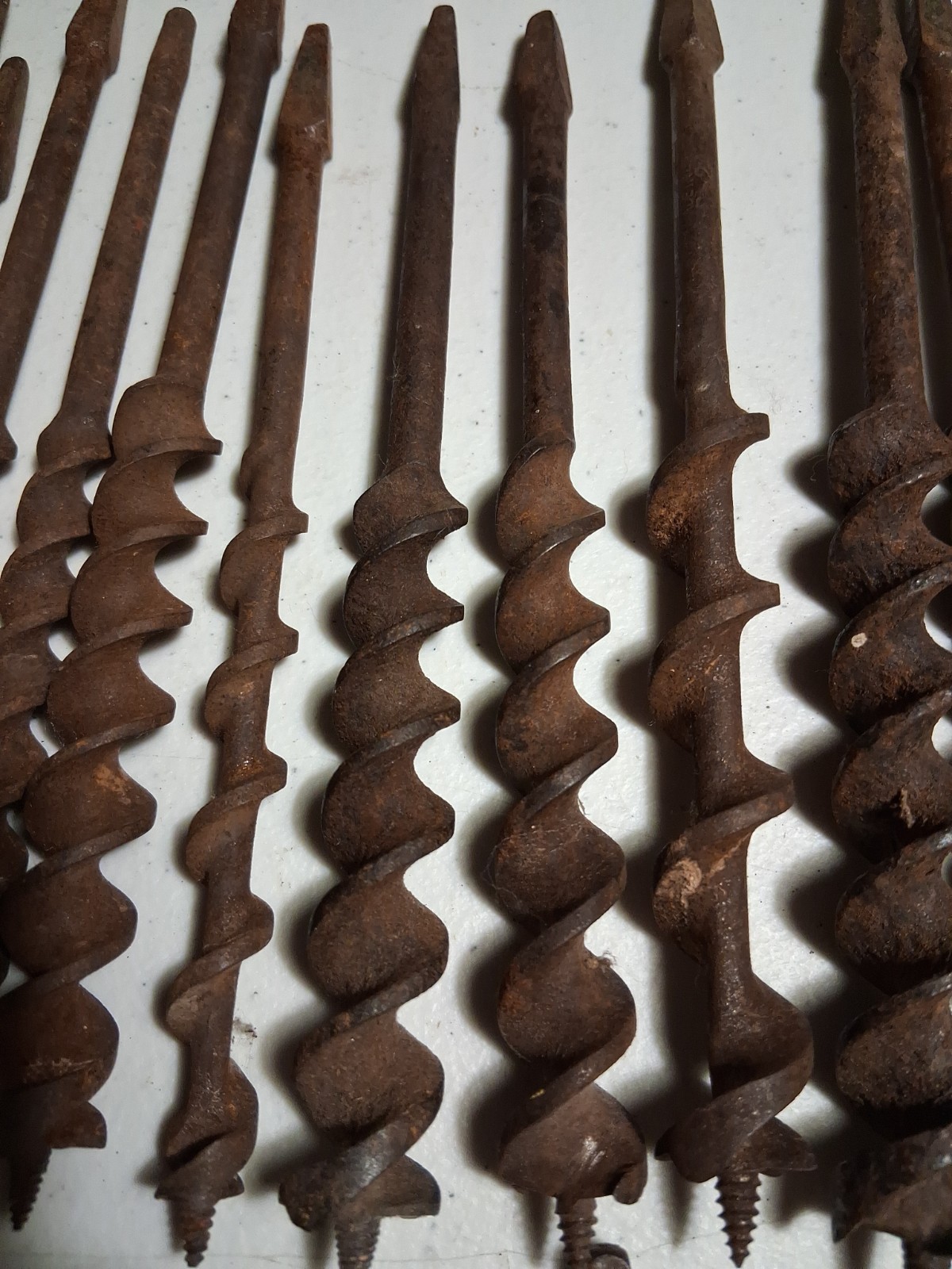 (LOT OF 20) Vintage AUGER BITS and (3) Metal Bits 23 Total
