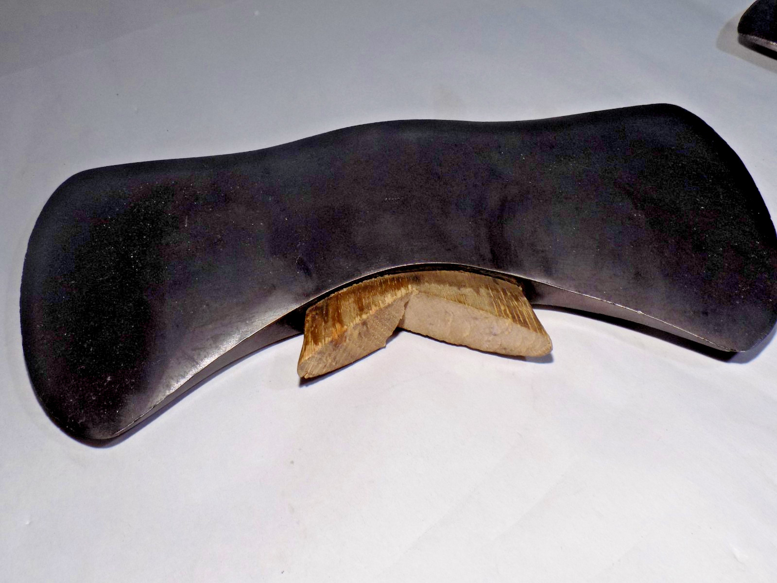 A++ 4 Lb. 6 Oz. PLUMB(4) 5 1/8″ Double Bit-10.5″ Long Glassy Axe Head-NO ABUSE!!
