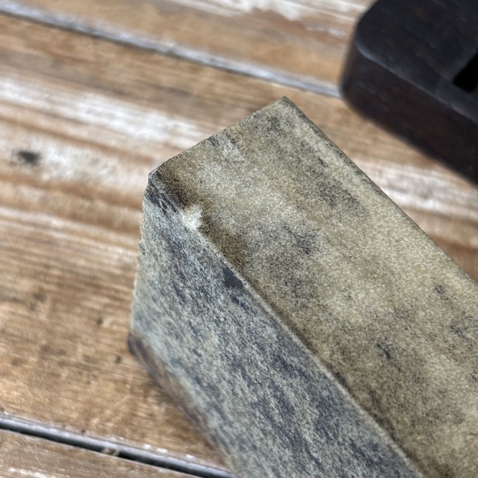 Vintage Snow Mountain Washita Natural Sharpening Stone Oil Stone USA Boxed