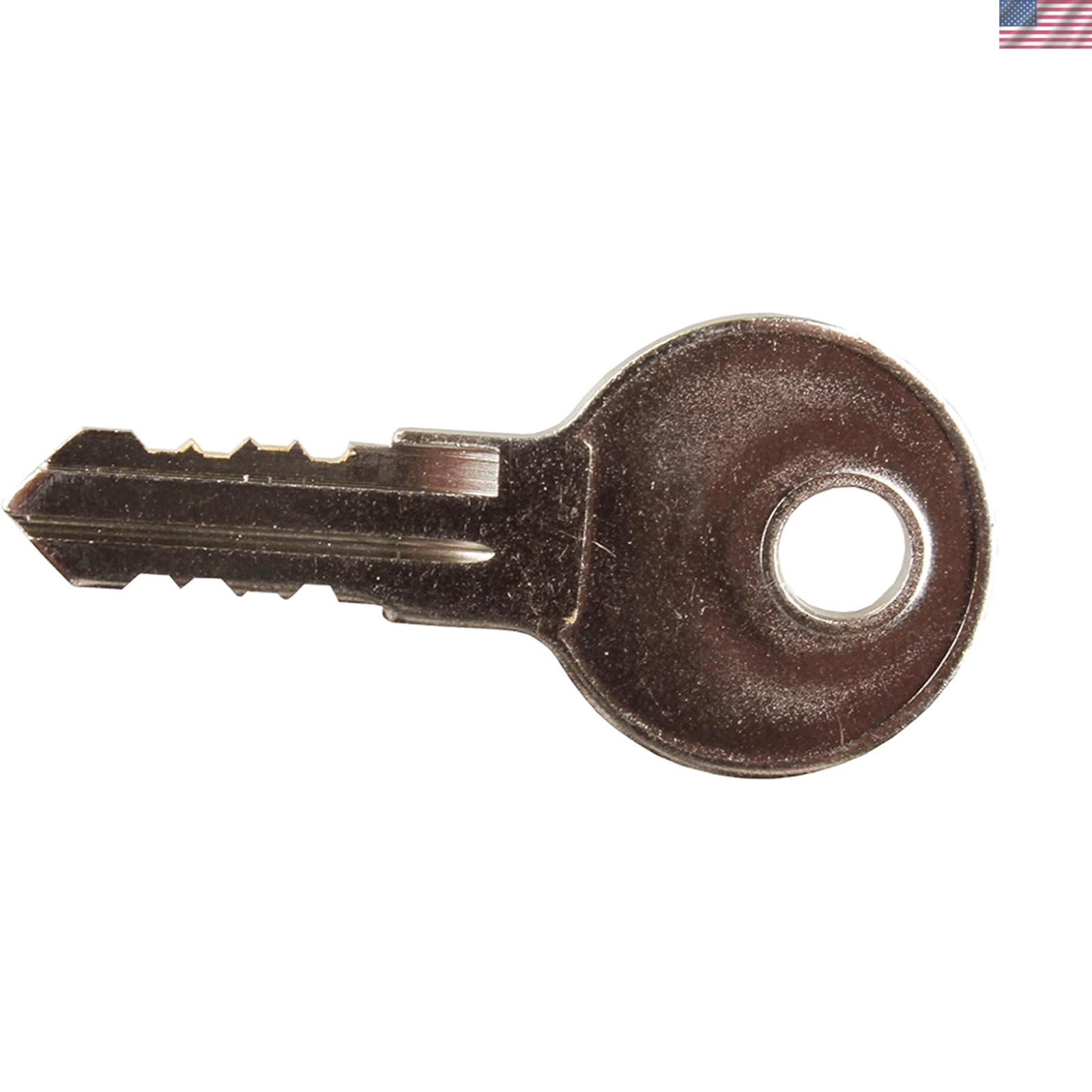 J236 Replacement Key for RV Utility & Compartment Locks – Alloy Steel, Flat Head