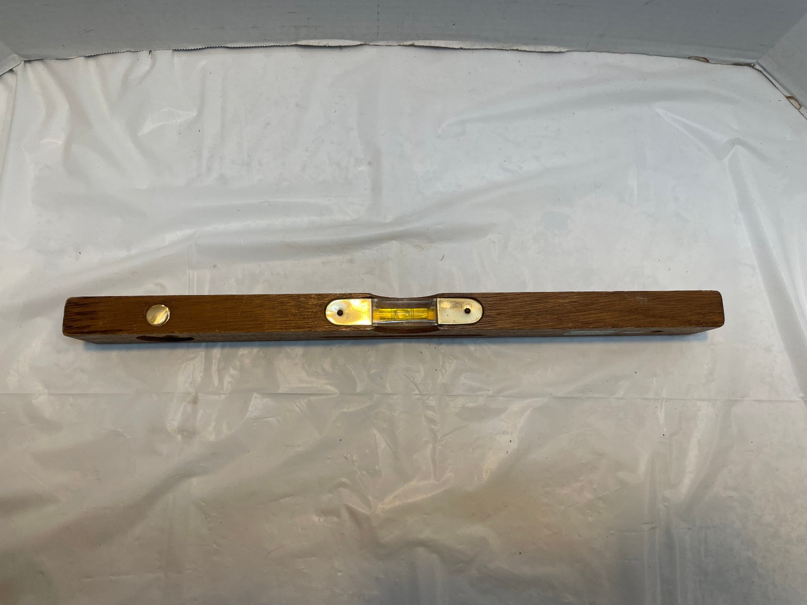 Vintage Globemaster 18″ Wood Brass Level – 5936/18